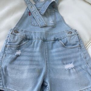 Light Blue Denim Overalls